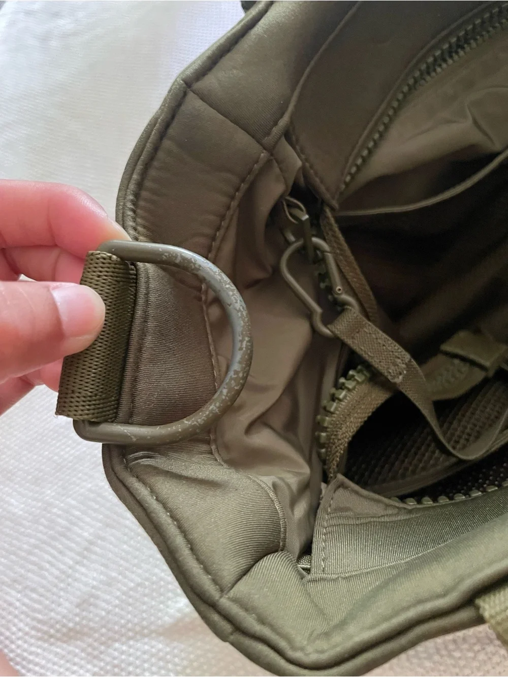 DAGNE DOVER Dark Moss tote/Diaper Bag